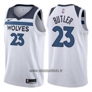 Maillot Minnesota Timberwolves Jimmy Butler No 23 2017-18 Blanc