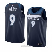 Maillot Minnesota Timberwolves Luol Deng No 9 Icon 2018 Bleu