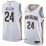 Maillot New Orleans Pelicans Tony Allen No 24 Association 2018 Blanc