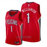 Maillot New Orleans Pelicans Zion Williamson No 1 Statement 2019-20 Rouge
