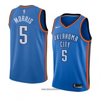 Maillot Oklahoma City Thunder Markieff Morris No 5 Icon 2018 Bleu