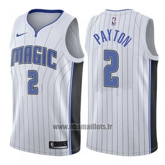 Maillot Orlando Magic Elfrid Payton No 2 Association 2017-18 Blanc