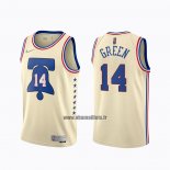 Maillot Philadelphia 76ers Danny Green No 14 Earned 2020-21 Crema