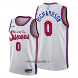 Maillot Philadelphia 76ers Josh Richardson No 0 Classic 2019-20 Blanc