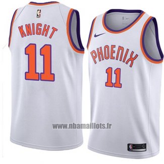 Maillot Phoenix Suns Brandon Knight No 11 Hardwood Classic 2018 Blanc