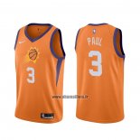 Maillot Phoenix Suns Chris Paul No 3 Statement 2020-21 Orange