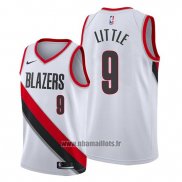 Maillot Portland Trail Blazers Nassir Little No 9 Association 2019-20 Blanc