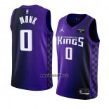 Maillot Sacramento Kings Malik Monk NO 0 Statement 2023-24 Volet