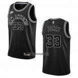 Maillot San Antonio Spurs Tre Jones NO 33 Classic 2022-23 Noir