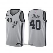 Maillot San Antonio Spurs Tyler Zeller NO 40 Statement Gris