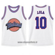 Maillot Tune Squad Lola Bunny No 10 Blanc