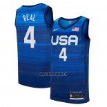 Maillot USA 2021 Bradley Beal NO 4 Bleu