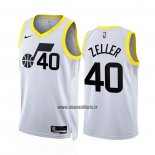 Maillot Utah Jazz Cody Zeller NO 40 Association 2022-23 Blanc
