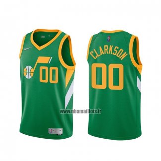 Maillot Utah Jazz Donovan Jordan Clarkson No 00 2020-21 Vert