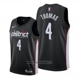 Maillot Washington Wizards Isaiah Thomas No 4 Ville Noir