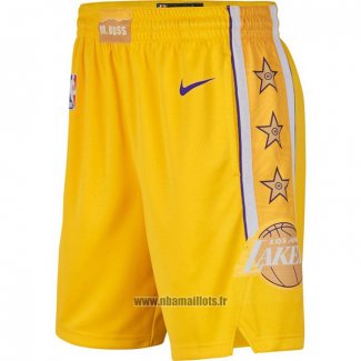 Short Los Angeles Lakers Ville Jaune