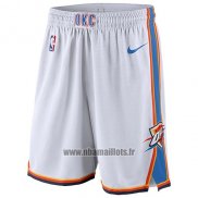 Short Oklahoma City Thunder 2017-18 Blanc