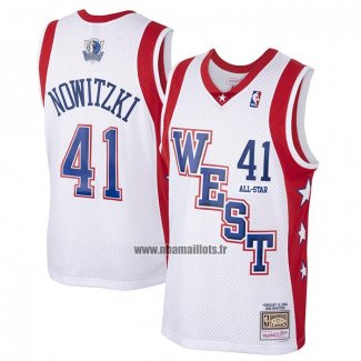 Maillot All Star 2004 Dirk Nowitzki NO 41 Blanc