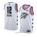 Maillot All Star 2019 Oklahoma City Thunder Steven Adams No 12 Blanc