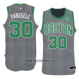 Maillot Boston Celtics Guerschon Yabusele No 30 Noel 2018 Vert