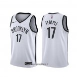 Maillot Brooklyn Nets Garrett Temple NO 17 Association Blanc