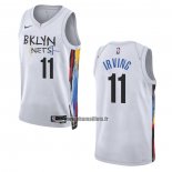 Maillot Brooklyn Nets Kyrie Irving NO 11 Ville 2022-23 Blanc