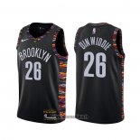 Maillot Brooklyn Nets Spencer Dinwiddie NO 26 Ville Noir