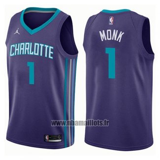 Maillot Charlotte Hornets Malik Monk No 1 Statement 2017-18 Volet