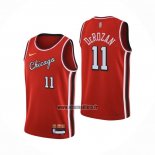 Maillot Chicago Bulls Demar Derozan NO 11 Ville 2021-22 Rouge