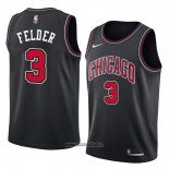 Maillot Chicago Bulls Kay Felder No 3 Statement 2018 Noir