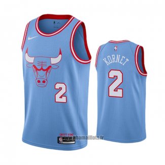 Maillot Chicago Bulls Luke Kornet NO 2 Ville Bleu