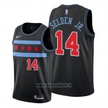 Maillot Chicago Bulls Wayne Selden Jr. No 14 Ville Noir