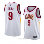 Maillot Cleveland Cavaliers Channing Frye No 9 Association 2018 Blanc