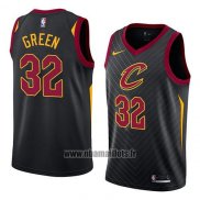 Maillot Cleveland Cavaliers Jeff Green No 32 Statement 2018 Noir