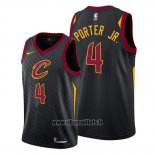 Maillot Cleveland Cavaliers Kevin Porter Jr. No 4 Statement 2019-20 Noir