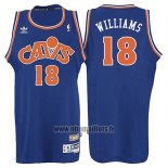 Maillot Cleveland Cavaliers Mo Williams No 18 Retro 2008 Bleu