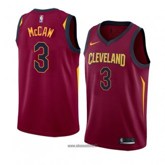 Maillot Cleveland Cavaliers Patrick Mccaw No 3 Icon 2018 Rouge