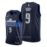 Maillot Dallas Mavericks Isaiah Roby No 9 Statement Bleu