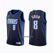 Maillot Dallas Mavericks Josh Green No 8 Earned 2020-21 Bleu