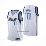 Maillot Dallas Mavericks Luka Doncic NO 77 Association 2021 Blanc