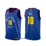 Maillot Denver Nuggets Bol Bol NO 10 Statement Bleu