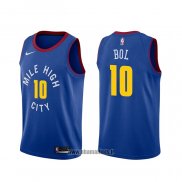 Maillot Denver Nuggets Bol Bol NO 10 Statement Bleu