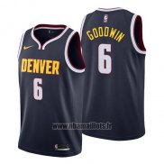 Maillot Denver Nuggets Brandon Goodwin No 6 Icon 2018-19 Bleu