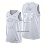 Maillot Detroit Pistons Derrick Rose NO 25 MVP Blanc