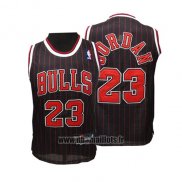Maillot Enfant Chicago Bulls Michael Jordan No 23 Noir