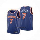 Maillot Enfant New York Knicks Carmelo Anthony NO 7 Icon Bleu