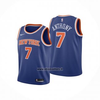 Maillot Enfant New York Knicks Carmelo Anthony NO 7 Icon Bleu