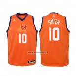 Maillot Enfant Phoenix Suns Jalen Smith No 10 Statement 2020-21 Orange