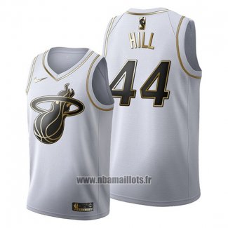 Maillot Golden Edition Miami Heat Solomon Hill No 44 2019-20 Blanc