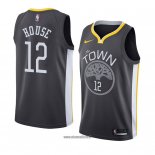 Maillot Golden State Warriors Danuel House No 12 Statement 2018 Noir